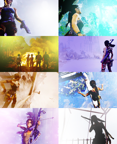 Tomb Raider collage
