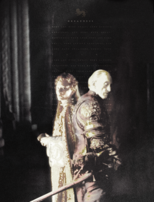 Fan Art of Tywin & Joanna Lannister for fans of Game of Thrones. 