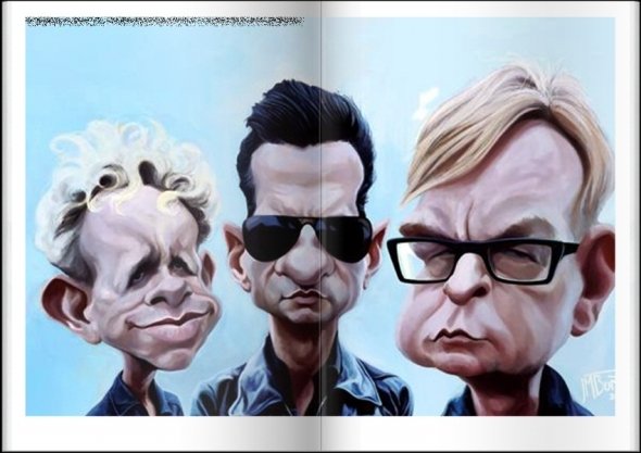 D.M caricature - Depeche Mode Fan Art (34319903) - Fanpop