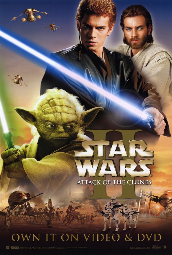 Ep Ii Anakin Obi Wan And Yoda Star Wars Attack Of The Clones Photo