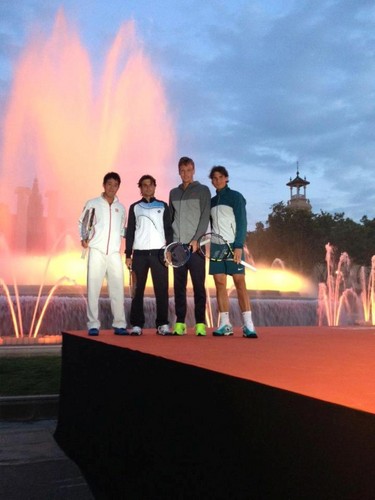 Ferrer,Berdych and Nadal 2013