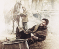 I have a son, you have a daughter. - arya-and-gendry fan art