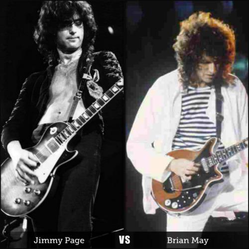  Jimmy Page vs Brian May