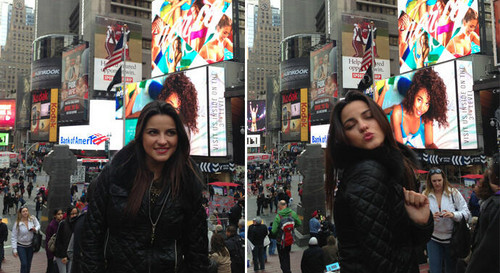 MAITE PERRONI INTERVIEW FOR TELEVISA WITH JORGE UGALDE IN NEW YORK, USA (APRIL 04)