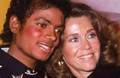 Michael And Actress, Jane Fonda - michael-jackson photo