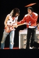 Michael And Eddie Van Halen Perfoming Together - michael-jackson photo