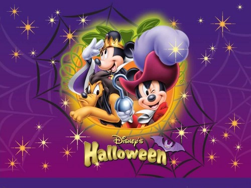  Mickey Хэллоуин card :)