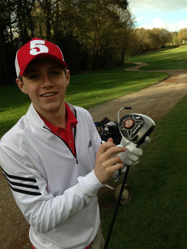  Niall in his golf gear 2013
