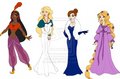 Non-Disney Princesses - childhood-animated-movie-heroines fan art
