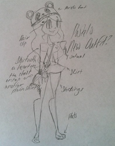  Pastel's New Outfit? (Uncolored)