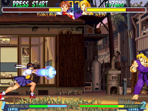  mitaani, mtaa Fighter Alpha 2 screenshot