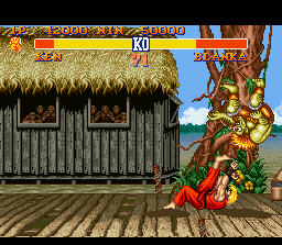  通り, ストリート Fighter II screenshot