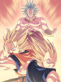 Vegeta/Goku VS Broly - dragon-ball-z photo