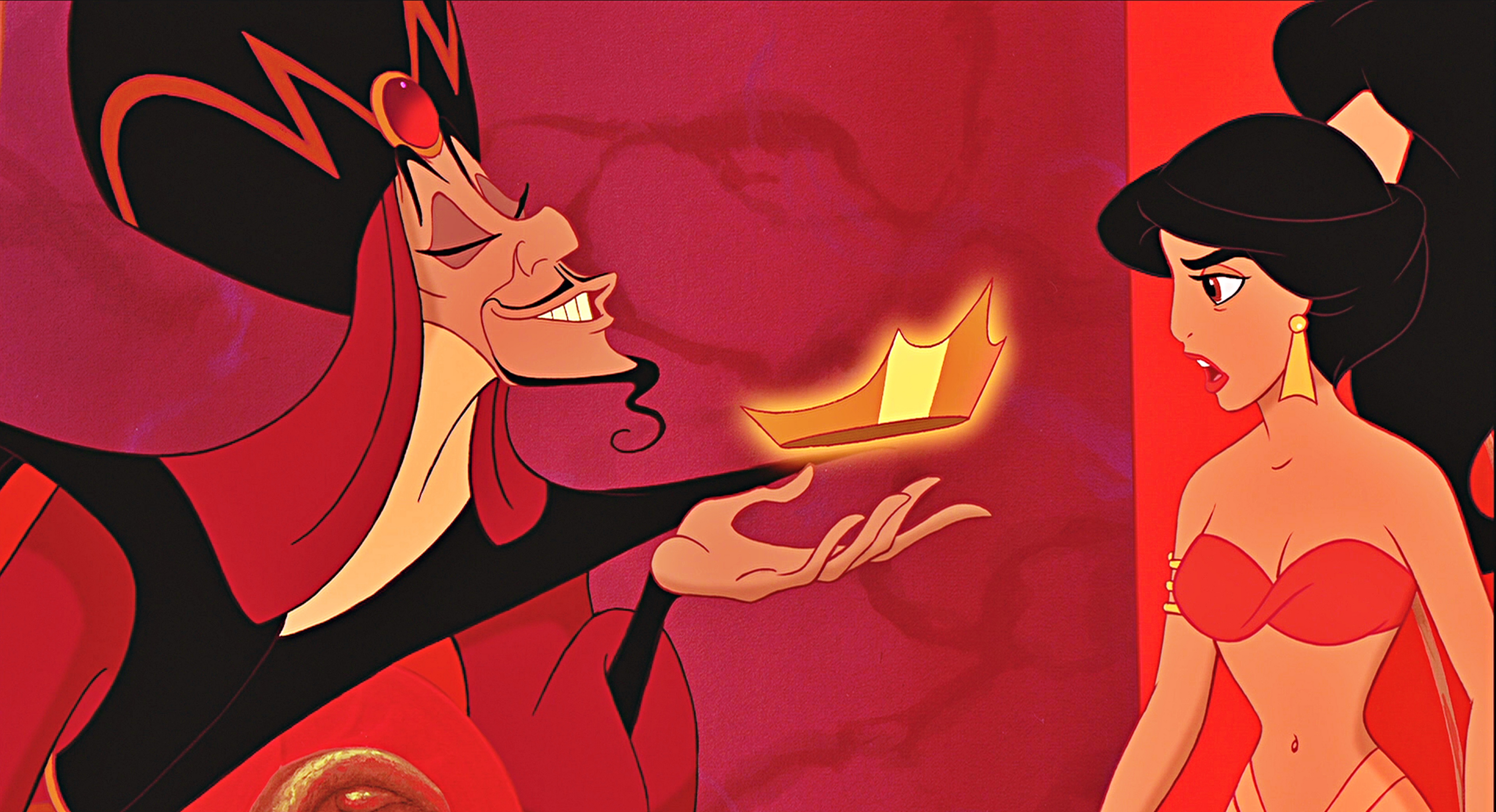Jafar offering Jasmine to be his Queen.