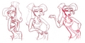 Walt Disney Sketches - Megara - walt-disney-characters photo