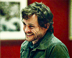  Will Graham + smiling with Hannibal