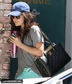 [HQ] May 14th - Leaves the Gym in Santa Monica, California - lucy-hale photo