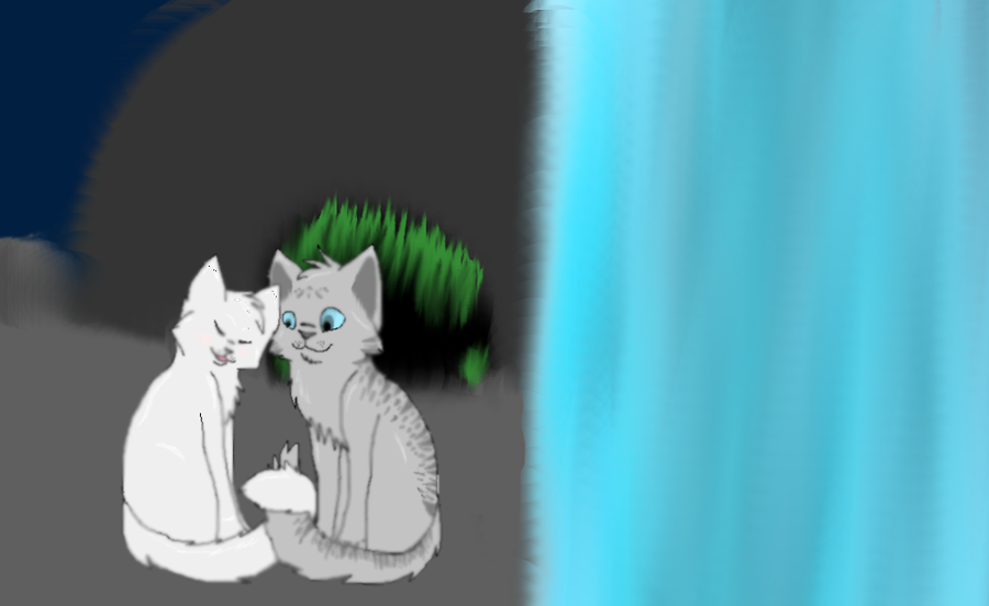 Fan Art of Jayfeather and HalfMoon for fans of Jayfeather and Half Moon. 
