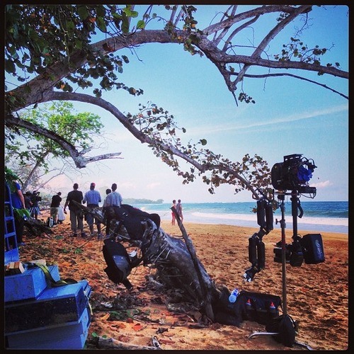 Josh and Claudia Filming Paradise Lost