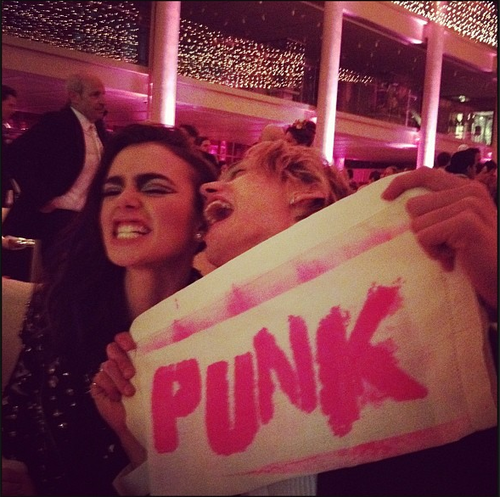  Lily and Jamie at the MET Gala (6th May 2013)