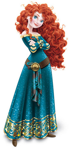  Merida as a डिज़्नी Princess