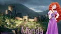 Merida in Rapunzel's dress - disney-princess fan art