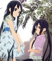 Mio and Azusa - anime photo