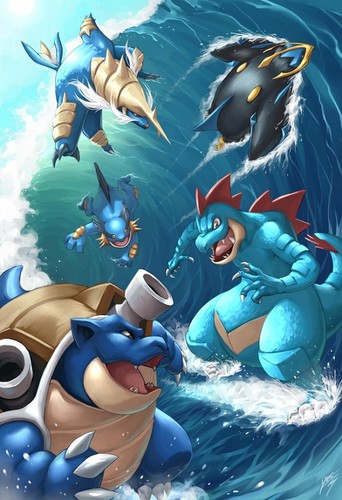 The Water Type Starters