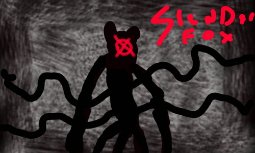  The slenderfox(Test drawing on Colors（色） 3D)