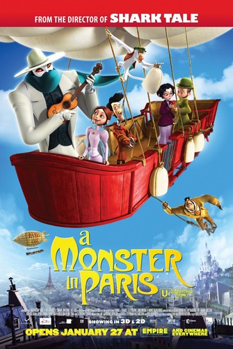 A Monster in Paris Poster UK