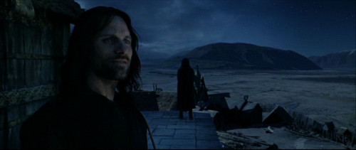  Aragorn and Legolas in the Return of the King