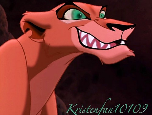 Esmeralda as a dark lioness 
