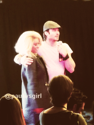  Ian crashing in Kat’s panel at the convention in Paris