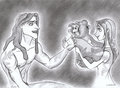 Jane and Tarzan - jane-porter fan art