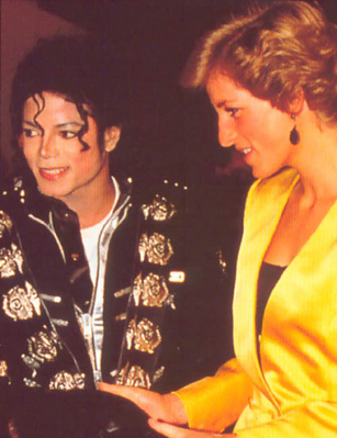  Michael And Princess Diana Backstage Back In 1988