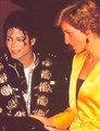 Michael And Princess Diana Backstage Back In 1988 - michael-jackson photo