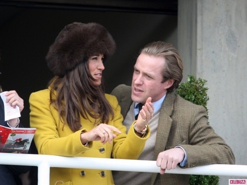  Pippa Attends Cheltenham Races in the UK