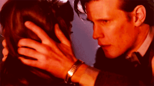  The Name of the Doctor snogging and hugging