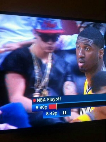  06.03.2013 Justin At The Miami Heat Game