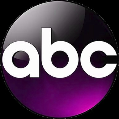  ABC New Logo berwarna merah muda, merah muda