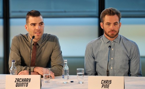  Chris Pine and Zachary Quinto