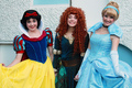 Cinderella and Snow White with Merida - disney-princess photo