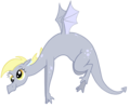 Derpy dragon - my-little-pony-friendship-is-magic fan art
