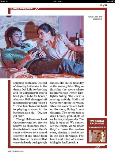  Dexter - Season 8 - EW Magazine Scans