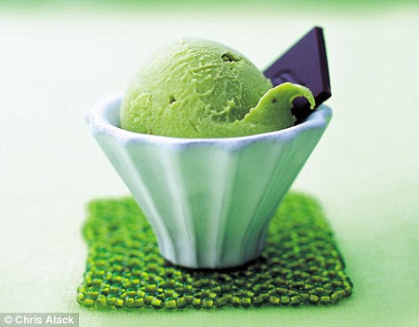 Green Avocado Ice-Cream