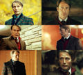 Dr. Lecter and his fabulous wardrobe & hair in Protege - hannibal-tv-series fan art