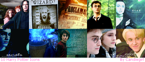  Harry Potter ikon set