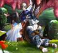 Jack Frost and Bunnymund - rise-of-the-guardians fan art