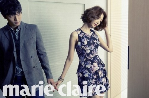  Jung Jinwoon & Go Jun Hee for "Marie Claire" 2013