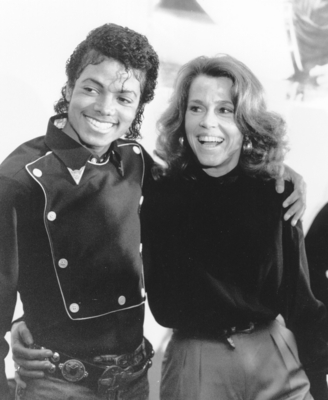  Michael And Actress, Jane Fonda